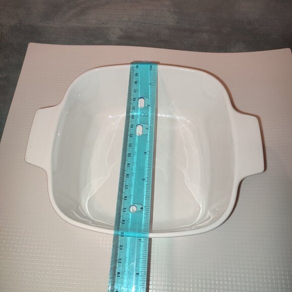 Corningware White and Blue Floral Casserole Dish - Picture 9 of 11